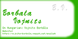 borbala vojnits business card