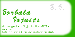 borbala vojnits business card